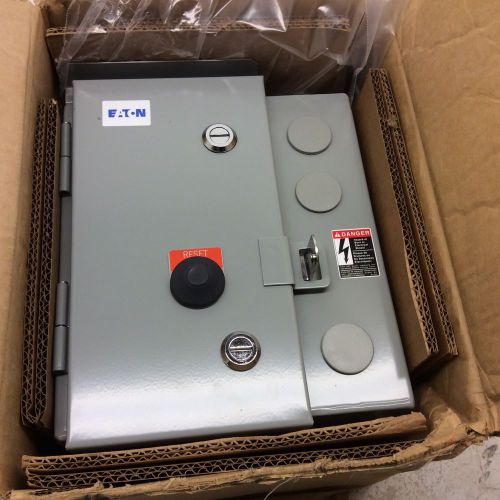 (1) new eaton ecn0502aaa nema sz 0, type 3r, non-reversing, starter for sale