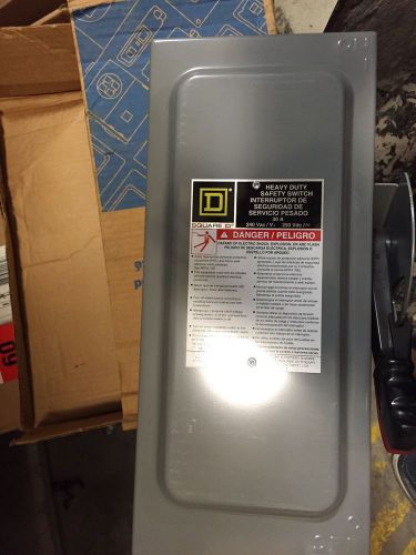 H221N Square D 30 Amp Disconnect. 250 Volt. N1. Fused. 2- Pole. NIB.