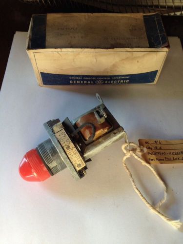 NOS GE Pilot Light Red CR2940UE212B15 Oiltight