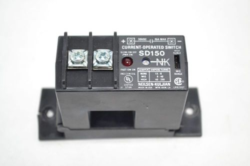 NIELSEN-KULJIAN SD150 CURRENT OPERATED SWITCH 30V-DC 1.5-200A AMP B258567