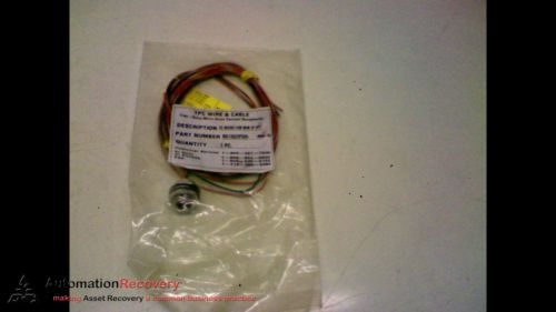 Tpc wire &amp; cable rg13q20f006 revision g 3-pole micro female single end, new for sale