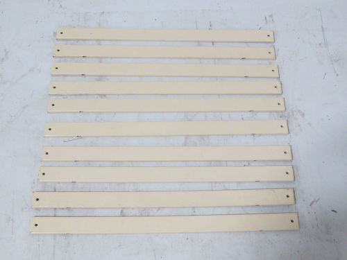 10 USED STANLEY VIDMAR CABINET KICKPLATES TAN KICK PLATE INDUSTRIAL TOOL