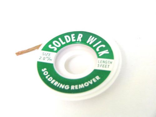 Desoldering Braid Solderwick Solder Remover 5 Feet NEW