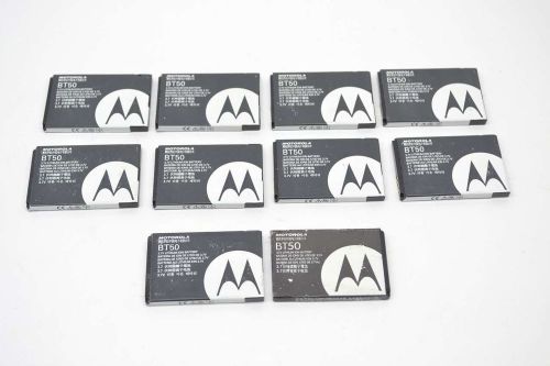 LOT 10 MOTOROLA BT50 LITHIUM ION BATTERY 3.7V 910MAH B380695