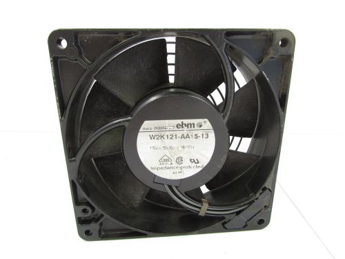 EBM W2K121-AA15-13 FAN 115V 50/60HZ 18/17W ***XLNT***