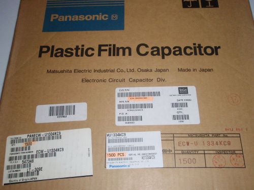 200 pcs ECW-U1334KC9 PEN Film Chip Capacitor Panasonic  CAP FILM 0.33UF 100VDC