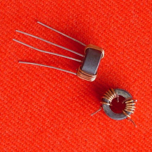 @@ 4pcs Toroid Inductor 12uH x 2 coils 3A Toroidal Ferrite Core Choke Coil e1 !!