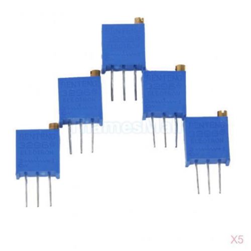 5x 5 100K ohms 3296W-104 Trimmer Trim Pot Resistor Potentiometers for DIY Kits