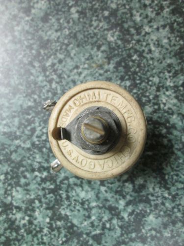 VINTAGE OHMITE RHEOSTAT, 5000 ohms