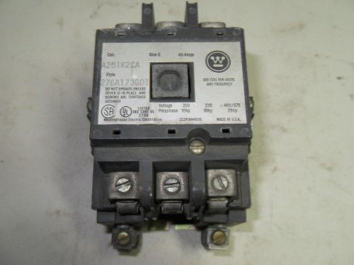 (O4-4) 1 WESTINGHOUSE A201K2CA CONTACTOR