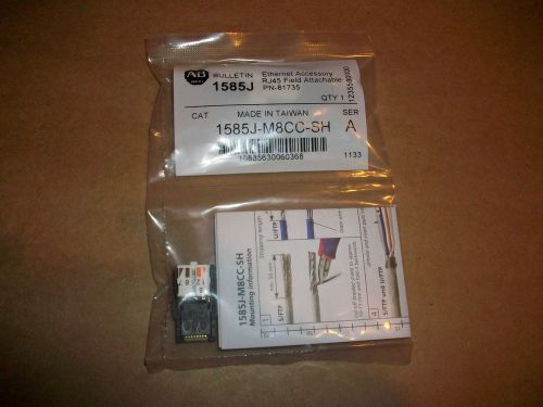 Allen Bradley RJ45 Field Attatchable Ethernet Plug  1585J-M8CC-SH    NEW