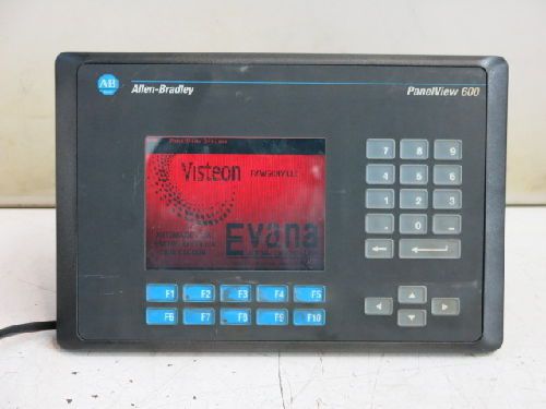 ALLEN BRADLEY 2711-B6C16 PANELVIEW 600 OPERATOR INTERFACE, 100-240 VAC