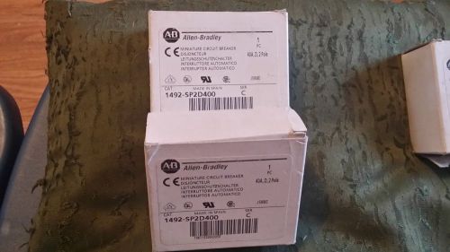 1492-SP2D400 Series C, Allen-Bradley Miniature Circuit Breaker $103 Value- NEW