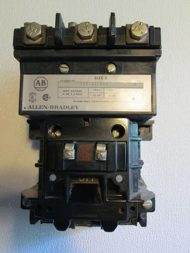 Allen Bradley Electric Starter Size 3 90amp 50HP Continuous-600VAC