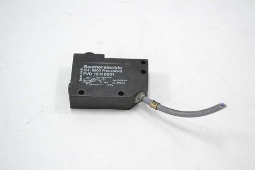 BAUMER FVD-15N5001 PHOTOELECTRIC FIBER OPTIC SENSOR 10-30V-DC 200MA B354871