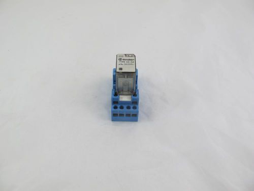 Finder type 55.34  relay w/94.44.1 socket base 5amp 250v *60 day warranty* for sale