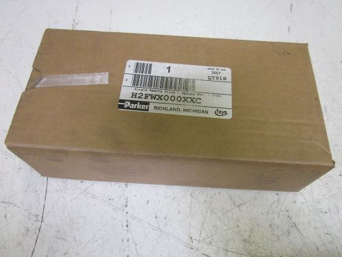 PARKER H2FWX000XXC SINGLE REMOTE PILOT SPRING RET. 2-PO *NEW IN A BOX*