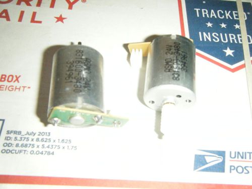 2pcs DC 24V  stretched dc motor P# 831600-3480,set of 2