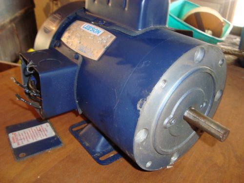 1 1/2 hp Leeson motor . 5/8 in Dia,  Shaft, 2&#034; shaft .  3450 RPM