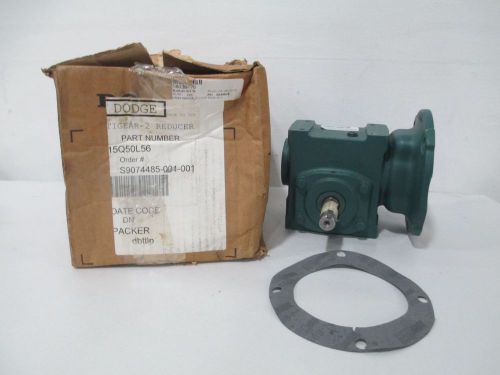 NEW DODGE 15Q50L56 TIGEAR2 0.34HP 50:1 56C  WORM GEAR REDUCER D259599