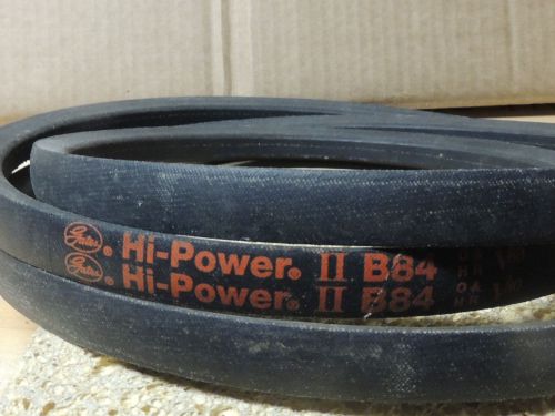 NEW GATES B84 HI-POWER II O&amp;HR V80 87 IN 5/8 IN V-BELT BELT B430354