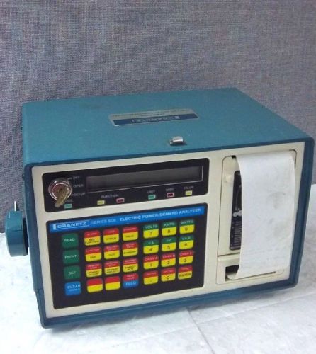 DRANETZ ELECTRIC POWER/DEMAND ANALYZER 808 USED 808