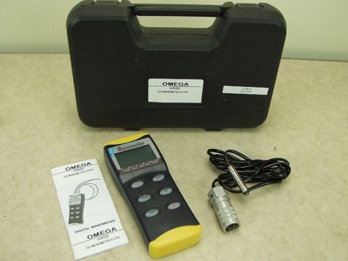 Omega HHP4205 Digital Manometer 8205 w/Electrojet Sheffield 50011222/.020xxAIR