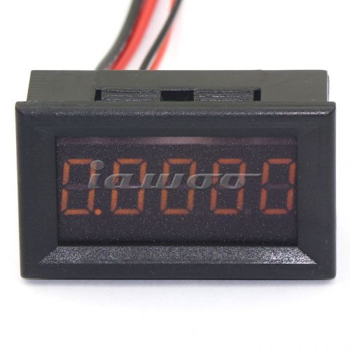 Built-in Shunt 5bit Digital Current Teser Meter Panel Ammeter DC 0-3A Yellow LED