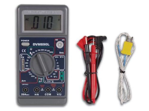 VELLEMAN DVM890L-3 1/2 DMM - 29 RANGES / 20A / TEMPERATURE / CAPACITANCE