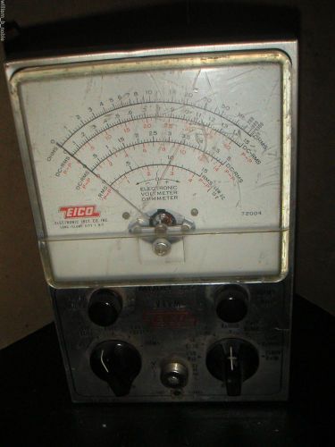 EICO MODEL 232 peak to peak VTVM VOLT - OHM MULTITESTER VACUUM TUBE VOLT METER