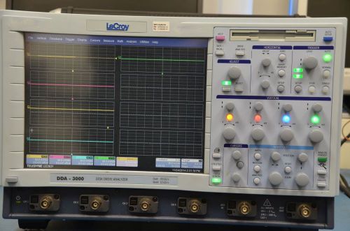 Lecroy dda-3000 xl 3ghz 4-channel digital oscilloscope 20gs/s 100mpt for sale