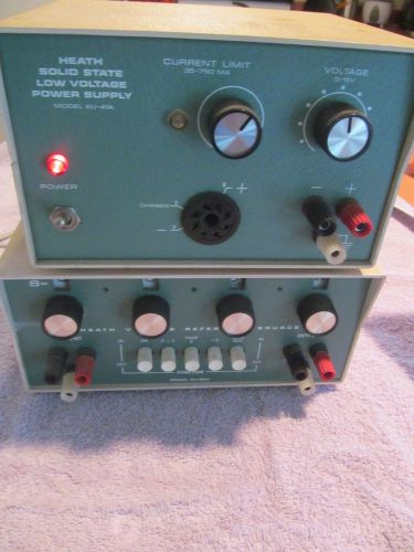 VTG HEATH LOW VONTAGE POWER SUPPLY EU-41A AND HEATH VOLTAGE REF SOURSE EU80-A