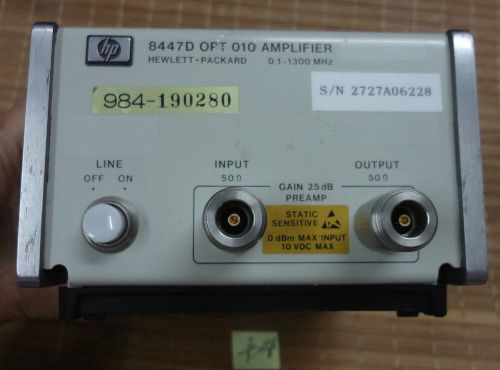 HP Agilent 8447D Amplifier Hewlett Packard 0.1-1300 MHz