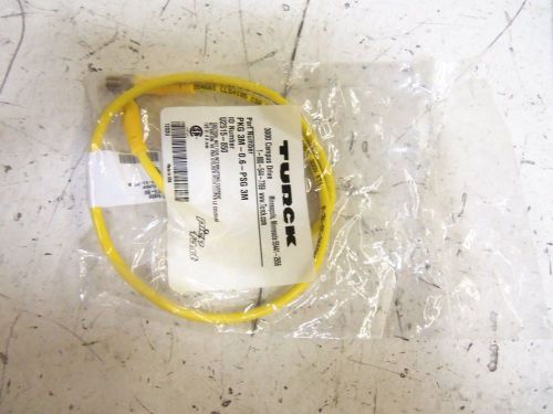 TURCK PKG3M-0.6-PSG3M CABLE *NEW IN FACTORY BAG*