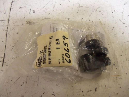 DANIEL WOODHEAD 8A5001-31 SENSOR CONNECTOR FEMALE *NEW IN FACTORY BAG*