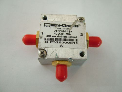 MINI CIRCUITS RF SPLITTER 10MHz - 1000MHz SMA ZFSC-2-11-S+