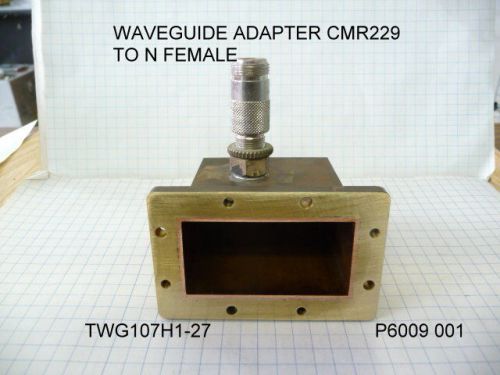 WAVEGUIDE ADAPTER CMR229 TON FEMALE AJUSTABLE PROBE