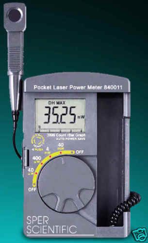 SPER SCIENTIFIC LASER POCKET POWER METER