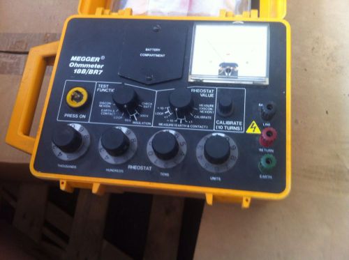 Megger ohmmeter 18B/BR7, TESTED!!