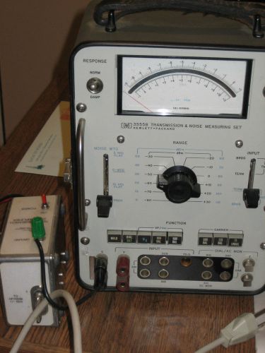 HP HEWLETT PACKARD: 3555B : TRANSMISSION &amp; NOISE MEASURING SET : WORKING !