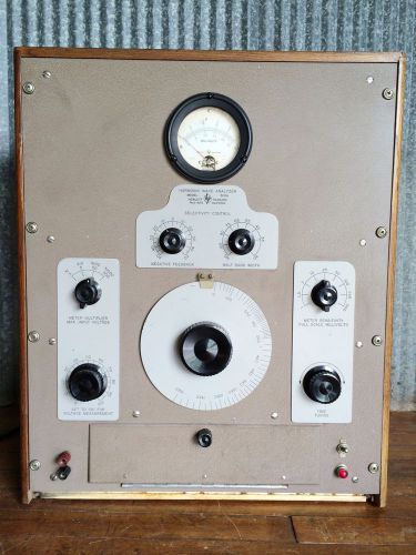 Vintage 1941 Early Hewlett Packard 300A Harmonic Wave Analyzer WWII HP 300 A