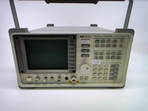 HP 8563E SPECTRUM ANALYZER W/ OPTS 005, 006 &amp; 85620A