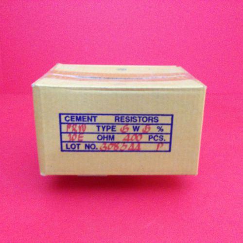 10ohm 5W  5% Paccom Cement Resistor 400 Pieces