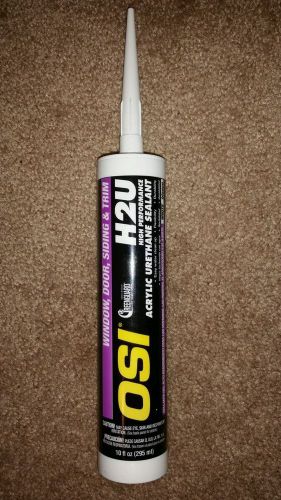 OSI High Pergormance Sealants 10.2 Oz White H2U Window, Door, Siding &amp; Trim *NIB