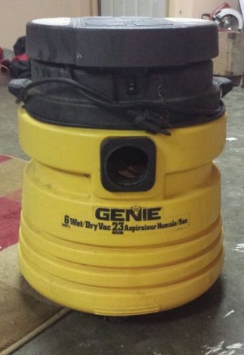 Genie wet/dry shop vac.