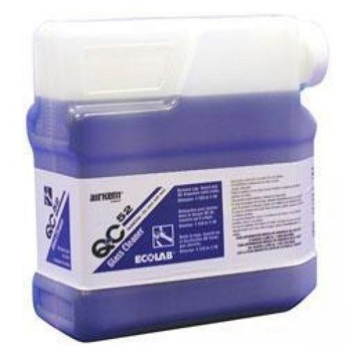 NEW ECOLAB AIRKEM QC 52 GLASS CLEANER CONCENTRATE INCL 2-1.3L/44 fl oz RET $126