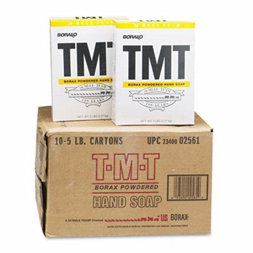 Boraxo TMT Powdered Hand Soap, Unscented Powder, 5lb Box, 10/Carton (DIA02561CT)