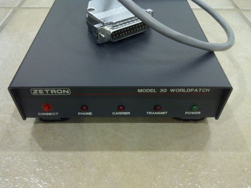 ZETRON Model 30 World Patch