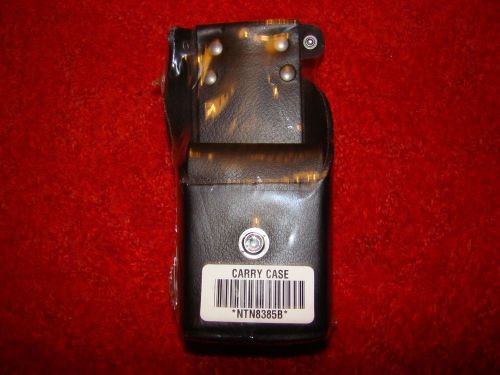 New Motorola NTN8380B Radio Leather Carry Case