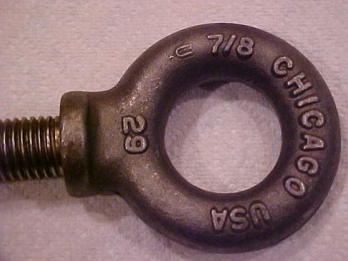 7/8&#034; Chicago  EYE BOLT 2-1/4  Inch of Theards